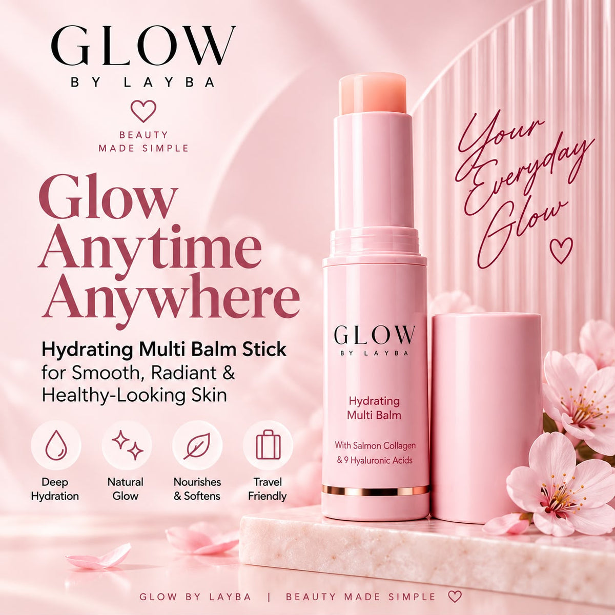 GlowTouch Hydrating Multi Balm Stick