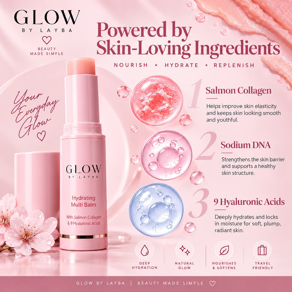 GlowTouch Hydrating Multi Balm Stick